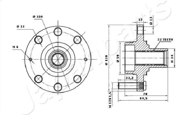 Wheel Hub KK-10018 - image 3