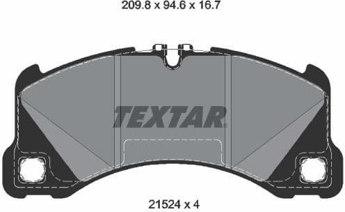 Brake Pad Set, disc brake Q+ 2152401
