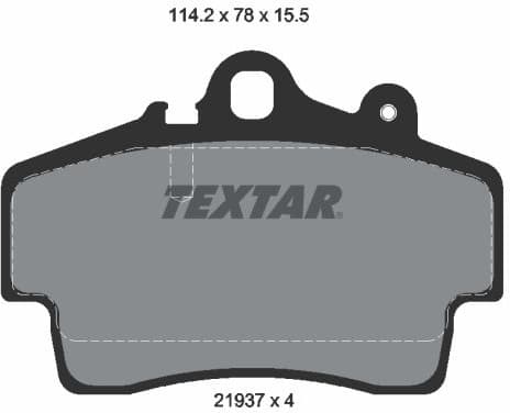 Brake Pad Set, disc brake 2193702