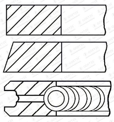 Piston Ring Set 08-306707-00