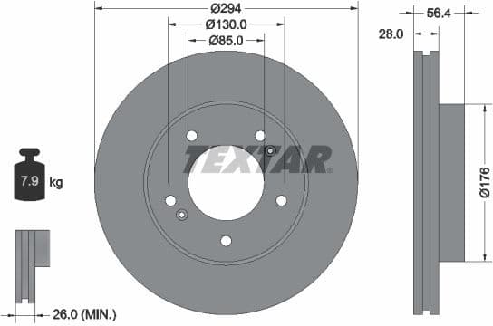 Brake Disc PRO 92203203