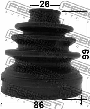 Bellow Kit, drive shaft 1415-NARH - image 2