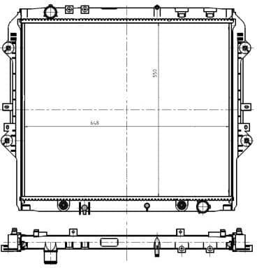 Radiator, engine cooling 550032
