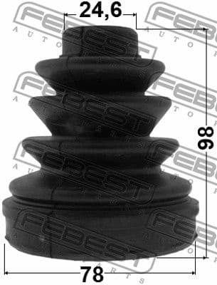 Bellow Kit, drive shaft 1415-ACT - image 2