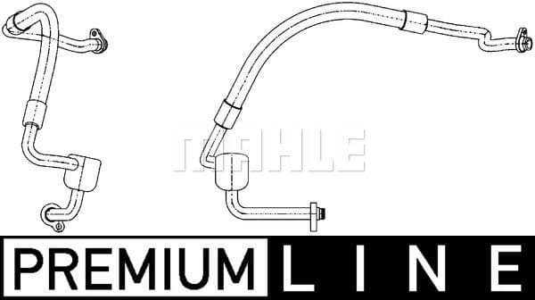 Low-pressure Line, air conditioning BEHR *** PREMIUM LINE *** AP 124 000P