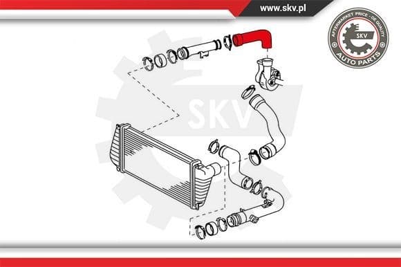 Charge Air Hose 43SKV013 - image 4