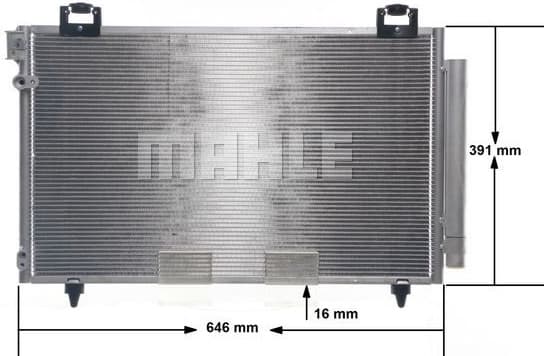 Condenser, air conditioning BEHR AC 831 000S - image 12