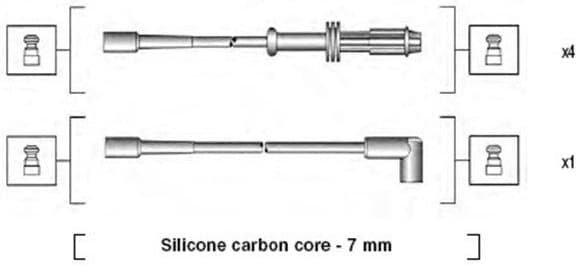 Ignition Cable Kit 941135120700