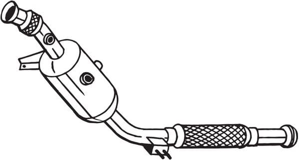 Soot/Particulate Filter, exhaust system 095-758