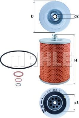 Oil Filter OX71D