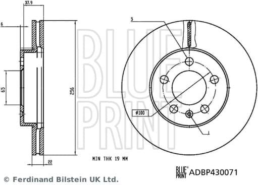 Brake Disc ADBP430071 - image 3