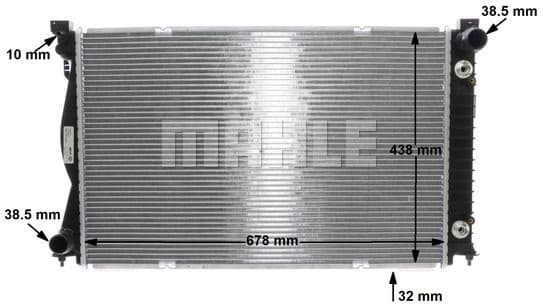 Radiator, engine cooling BEHR CR 830 000S - image 11