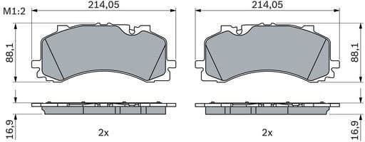 Brake Pad Set, disc brake 0 986 424 850 - image 7