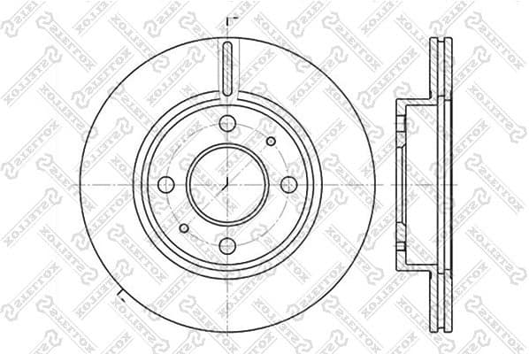 Brake Disc 6020-2232V-SX