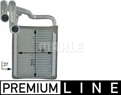 Heat Exchanger, interior heating BEHR *** PREMIUM LINE *** AH 203 000P