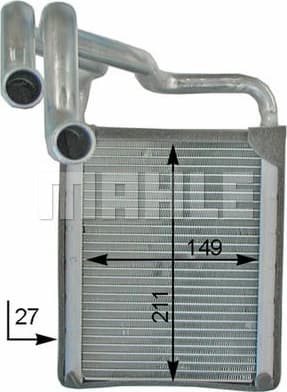 Heat Exchanger, interior heating BEHR *** PREMIUM LINE *** AH 203 000P - image 3