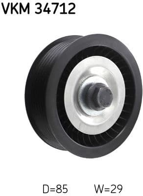 Deflection/Guide Pulley, V-ribbed belt VKM 34712