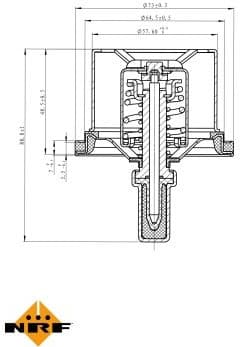 Thermostat, coolant EASY FIT 725029