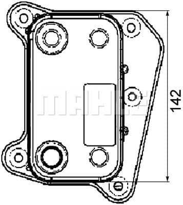Oil Cooler, engine oil BEHR *** PREMIUM LINE *** CLC 38 000P - image 2