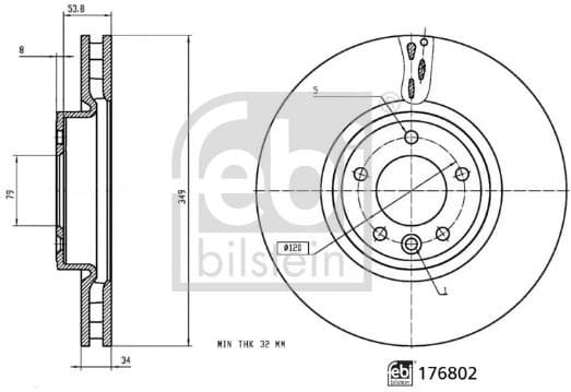 Brake Disc 176802