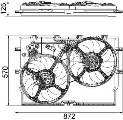 Fan, engine cooling BEHR *** PREMIUM LINE *** CFF 194 000P - image 2