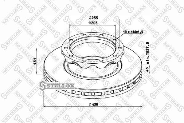 Brake Disc 85-00752-SX