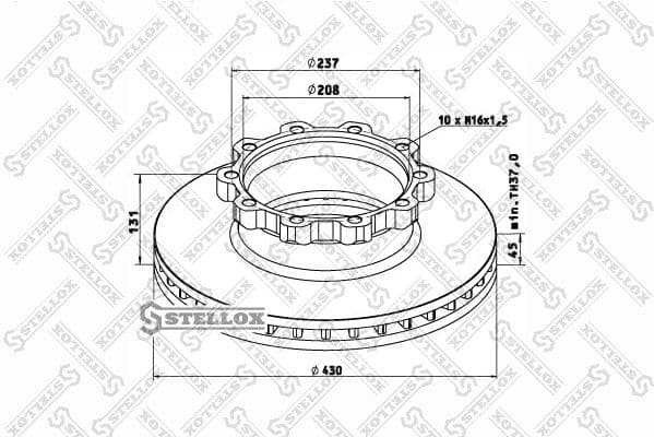 Brake Disc 85-00749-SX