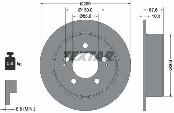 Brake Disc PRO 92198703
