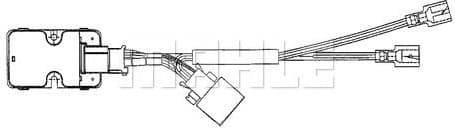 Regulator, interior blower BEHR ABR 25 000S