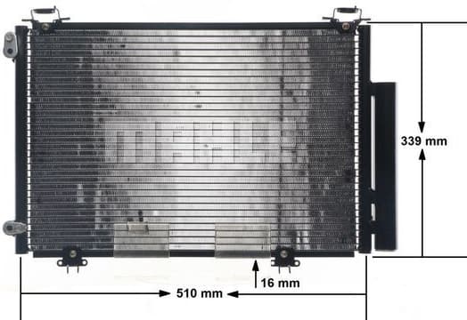 Condenser, air conditioning BEHR AC 292 000S - image 12
