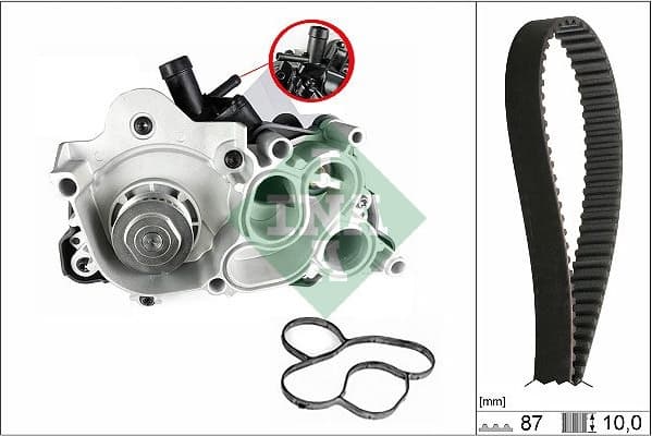 Water Pump & Timing Belt Kit 530 0742 30