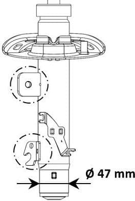 Shock Absorber Excel-G 3338054