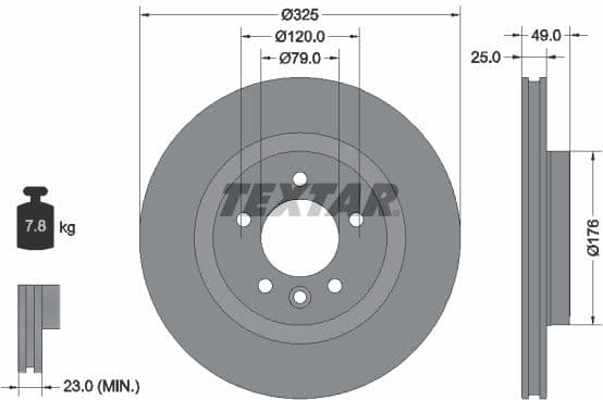 Brake Disc PRO 92307803