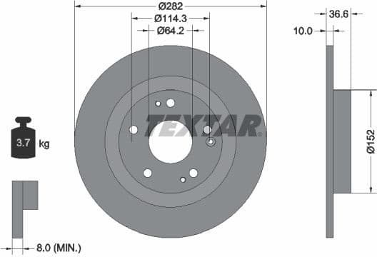 Brake Disc PRO 92301303