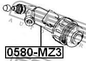 Slave Cylinder, clutch 0580-MZ3 - image 2