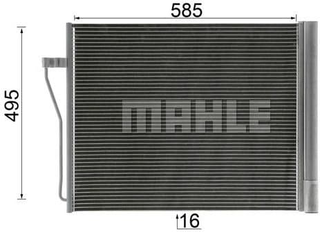 Condenser, air conditioning BEHR *** PREMIUM LINE *** AC 568 000P - image 12