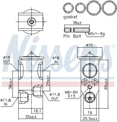 Expansion Valve, air conditioning ** FIRST FIT ** 999377 - image 6
