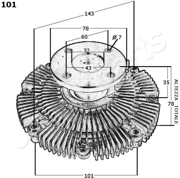 Clutch, radiator fan VC-101 - image 3