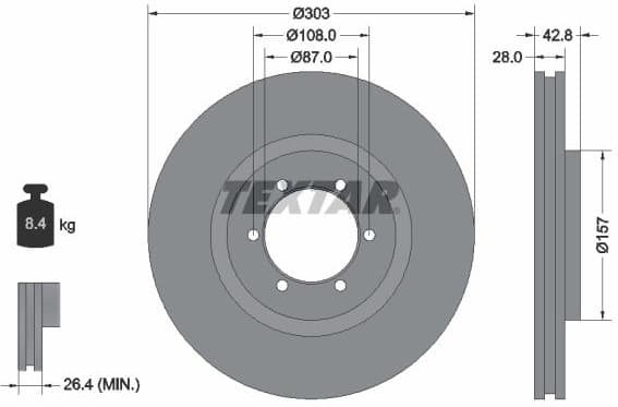 Brake Disc PRO 92180003