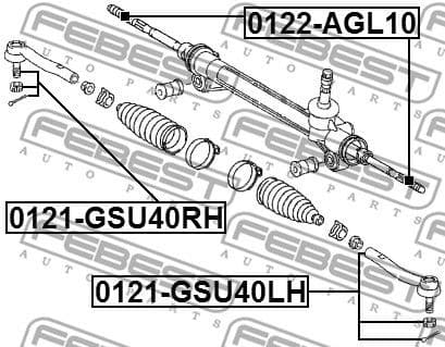 Inner Tie Rod 0122-AGL10 - image 2