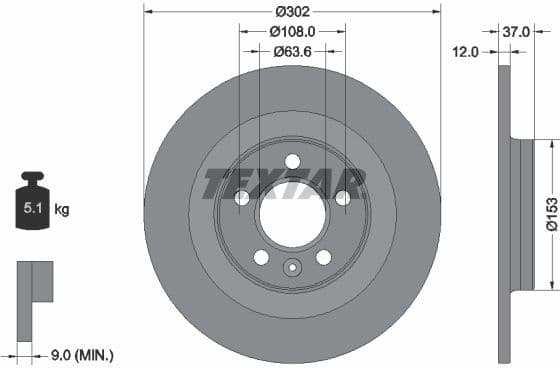 Brake Disc PRO 92304703