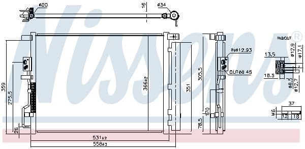 Condenser, air conditioning ** FIRST FIT ** 941290