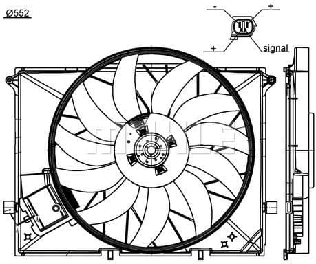 Fan, engine cooling BEHR CFF 172 000S - image 3