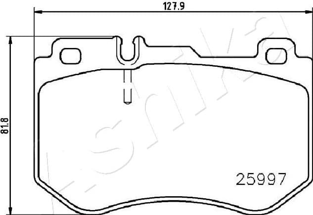 Brake Pad Set, disc brake 50-00-0515 - image 2