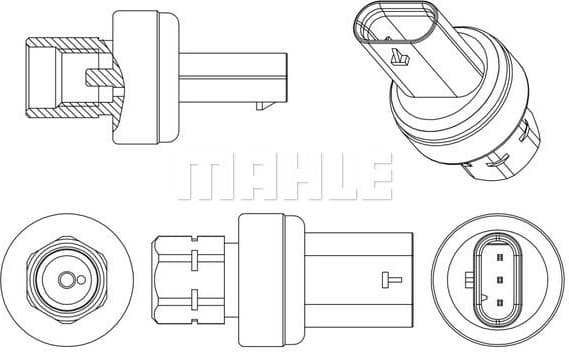 Pressure Switch, air conditioning BEHR *** PREMIUM LINE *** ASE 13 000P - image 2