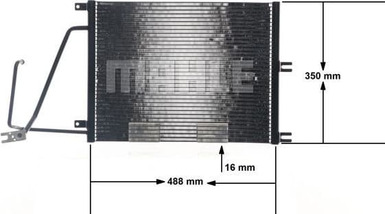 Condenser, air conditioning BEHR AC 226 000S - image 12