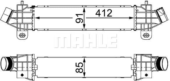 Charge Air Cooler BEHR CI 25 000S