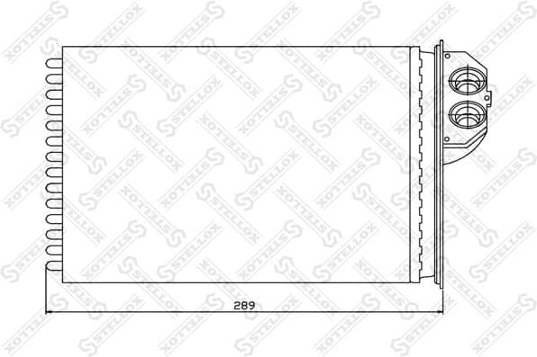 Heat Exchanger, interior heating 10-35091-SX