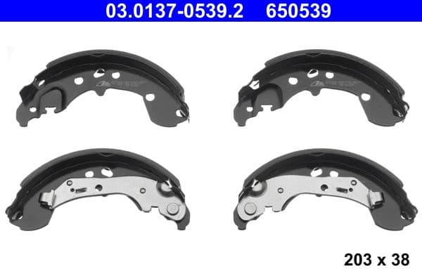Brake Shoe Set 03.0137-0539.2 - image 2