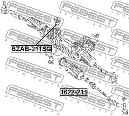 Mounting, steering gear BZAB-211SG - image 2